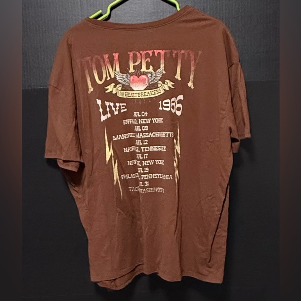 Tom Petty & the Heartbreakers Brown T-shirt - Picture 6 of 7